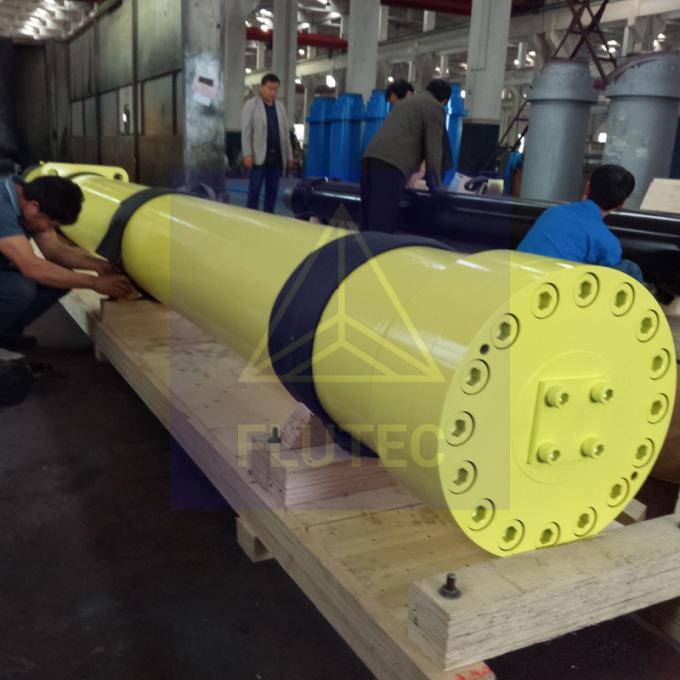 Double Acting Long Stroke Hydraulic Cylinder Custom For Hydraulic Baler 1