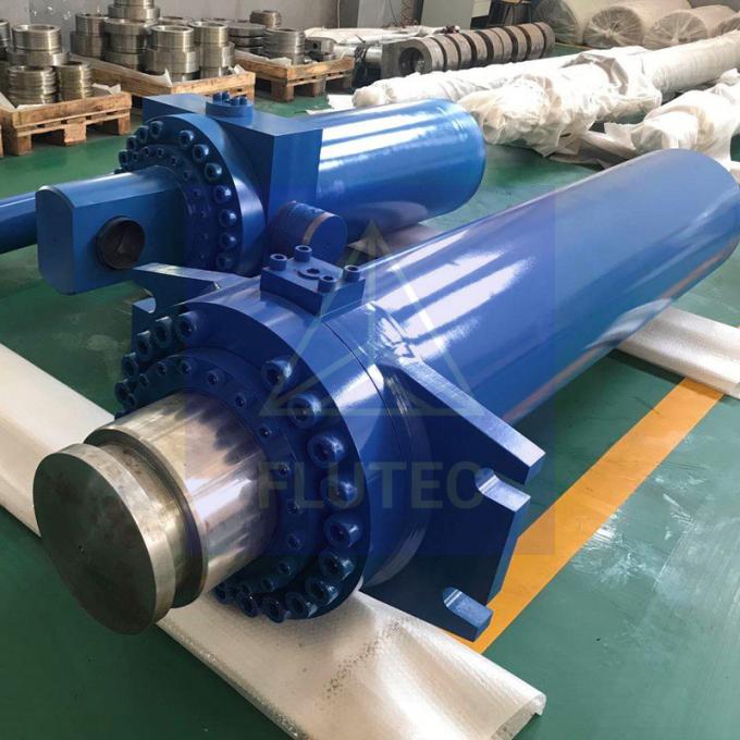 Heavy Duty Custom Hydraulic Cylinders 100% Pressure Testing For Metal Scrap Shear 3