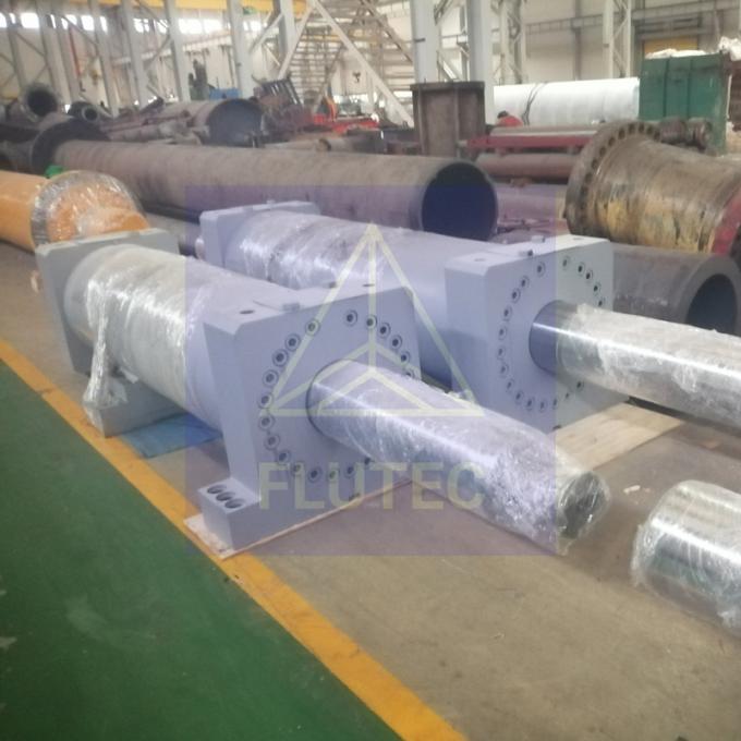 Carbon Steel Custom Hydraulic Cylinders Double Acting For Steel Industry 0
