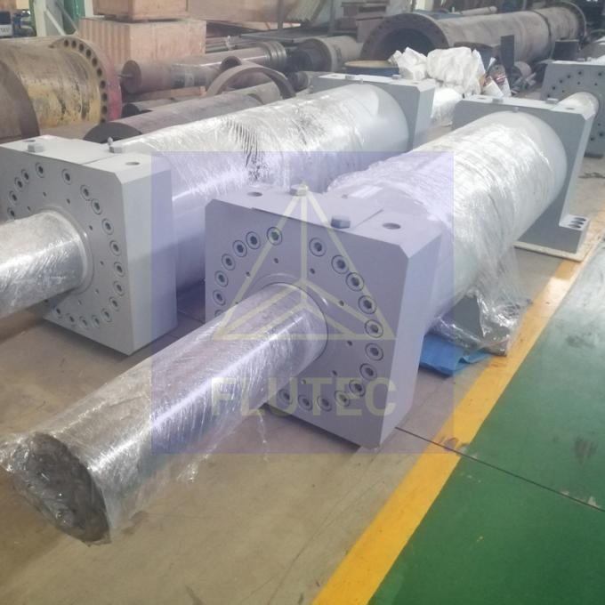 Carbon Steel Custom Hydraulic Cylinders Double Acting For Steel Industry 2