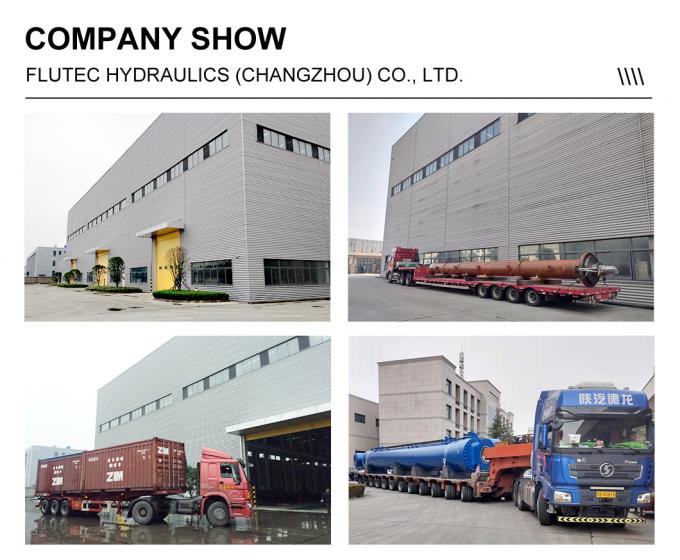 Strong Custom Hydraulic Cylinders Heavy Duty Double Acting 8