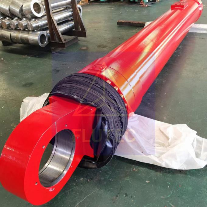 Custom Alloy Steel Hydraulic Press Cylinders For Bascule Bridge SGS Certified 0