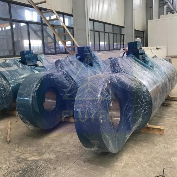 Carbon Steel Custom Made Hydraulic Cylinder Double Acting For Cable Winch 2