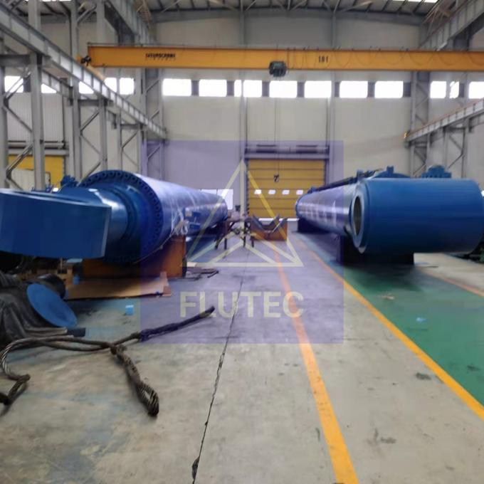 Custom Made Marine Hydraulic Cylinder Piston Type For Piling Barge 1
