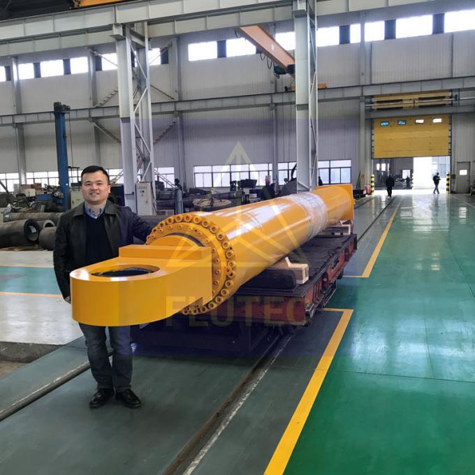 Carbon Steel Double Acting Engineering Hydraulic Cylinder ISO9001 Certified 2