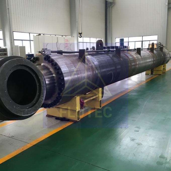 Carbon Steel Offshore Hydraulic Cylinders Long Stroke For Piling Barge 0