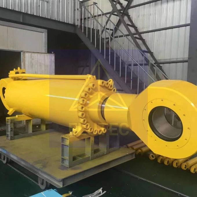 Steel Marine Hydraulic Cylinder Custom Made Long Stroke Hydraulic Press Cylinder 1