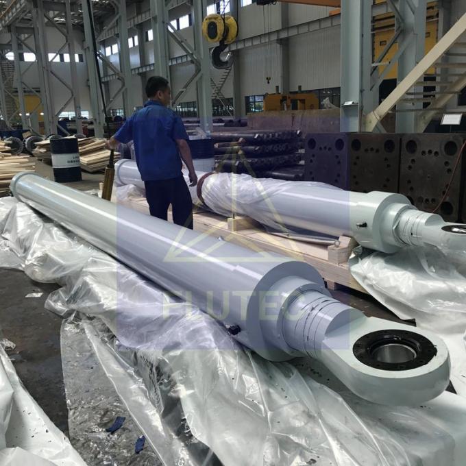 Offshore Hydraulic Press Cylinder Double Acting For Naval Barge 0