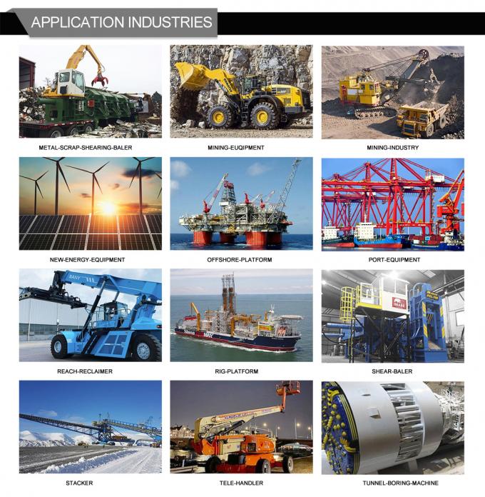 Stable / Reliable Marine Hydraulic Cylinder For Jack Up Working Platform 4