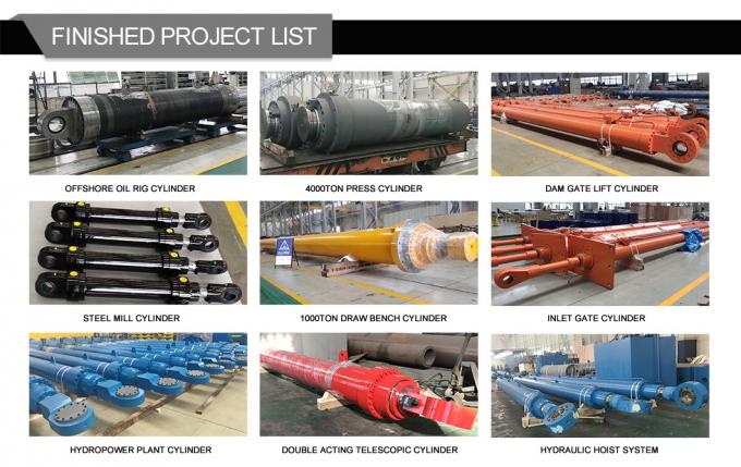 Stable / Reliable Marine Hydraulic Cylinder For Jack Up Working Platform 3