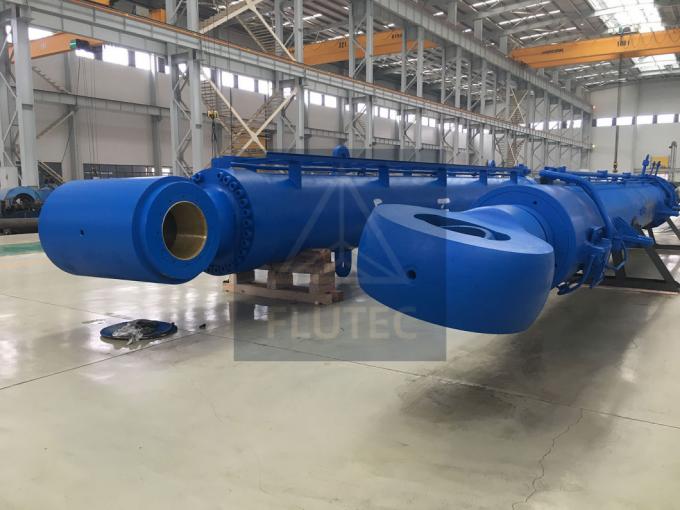 Double Acting Custom Luffing Cylinder For Piling Barge 1