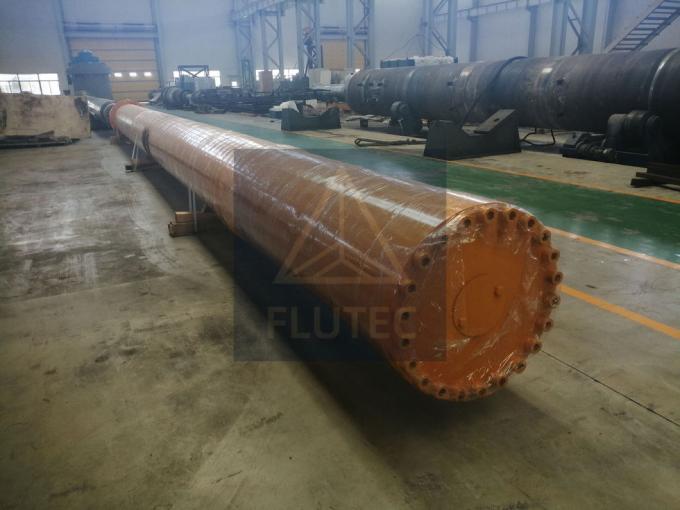 Double Acting Custom Luffing Cylinder For Piling Barge 3