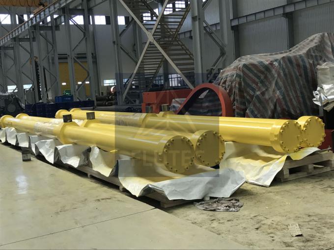 Double Acting Custom Luffing Cylinder For Piling Barge 11
