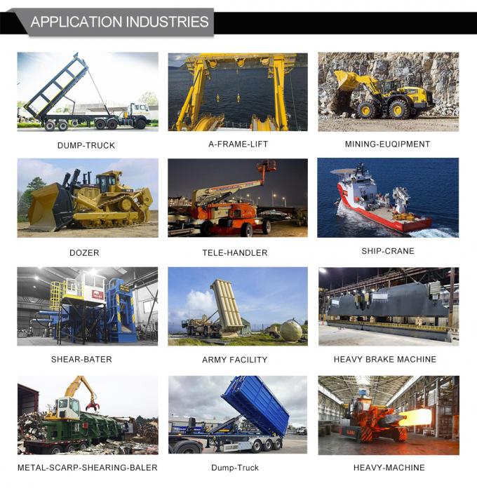 Alloy Steel 800ton High Pressure Hydraulic Cylinder For Tunnel Boring Machine 3
