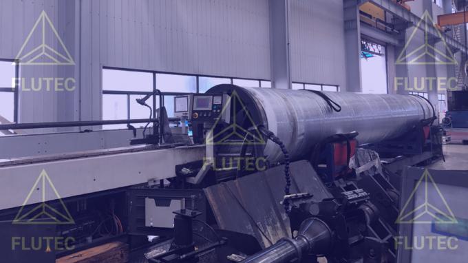 50ton Hydraulic Lifting Cylinder Double Acting Carbon Steel Material 1