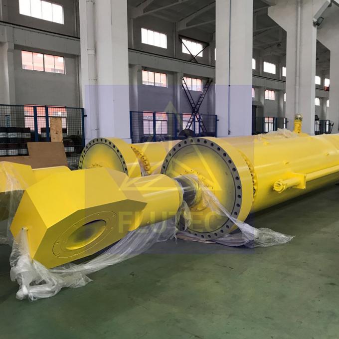 Carbon Steel Long Stroke Hydraulic Cylinder For Hydropower Plant Water Dam 1