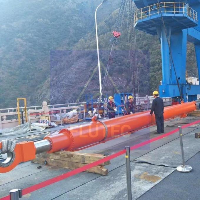 Hydropower Plant Dam Gate Hydraulic Cylinder Carbon Steel Material 3