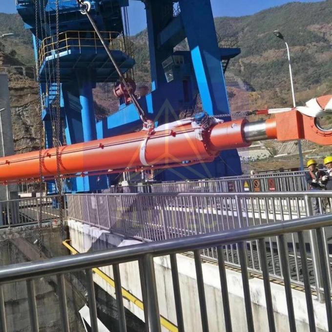 Hydropower Plant Dam Gate Hydraulic Cylinder Carbon Steel Material 2
