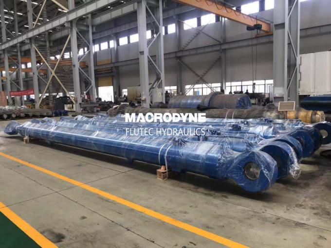 Double Acting Hydraulic Cylinder For Dam Gate Custom Available 0