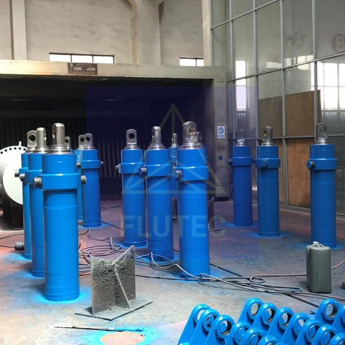 Tailor Made Telescopic Hydraulic Press Cylinder For Tilting Platform 0