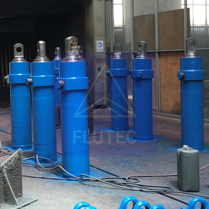 Tailor Made Telescopic Hydraulic Press Cylinder For Tilting Platform 1