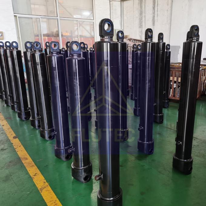 Custom Telescopic Hydraulic Press Cylinder For Dump Platform 0