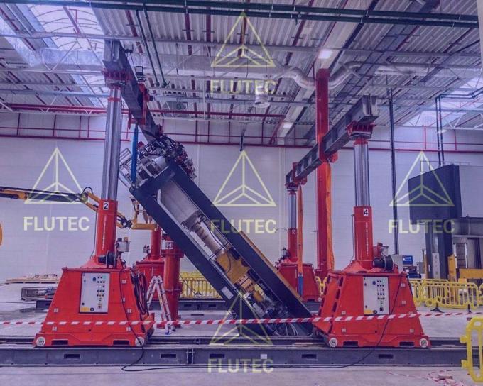 Double Acting Telescopic Hydraulic Lift Cylinder For Hydraulic Gantry System 0