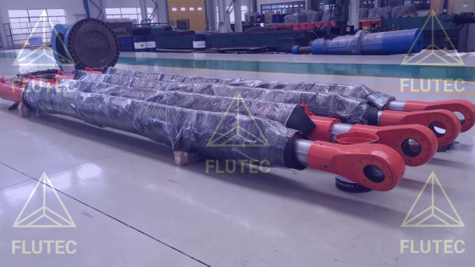 Carbon Steel Hydraulic Telescopic Cylinder For Dump Truck 1