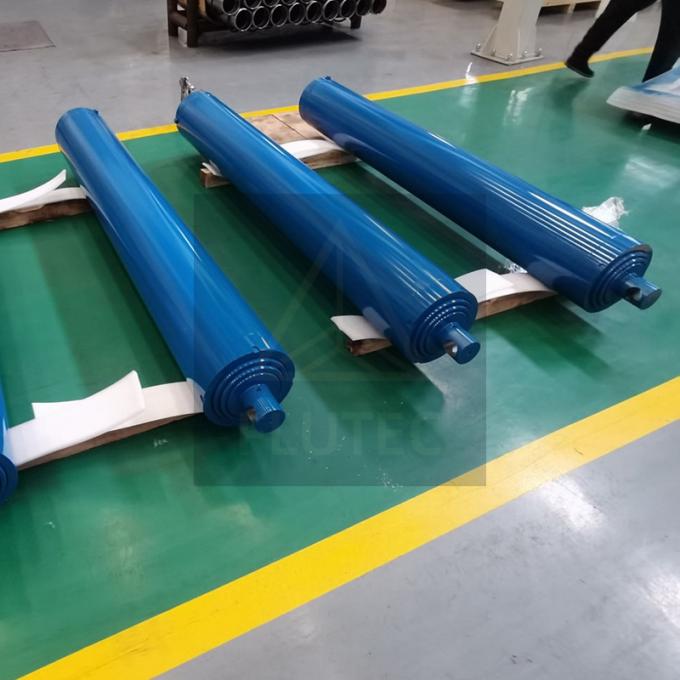 4 Stage Telescopic Hydraulic Cylinder Double Acting For Hydraulic Gantry 1