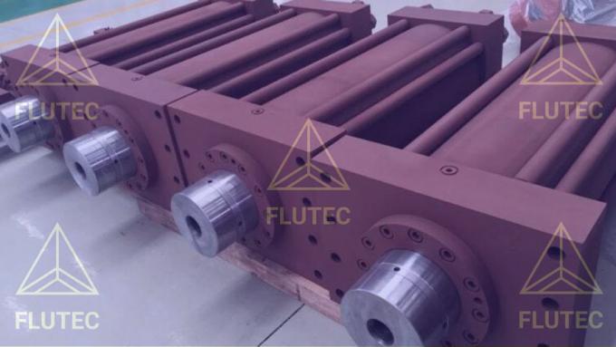 Flutec Telescopic Hydraulic Cylinder Double Acting Oil Cylinder For Mechanical Engineering 3