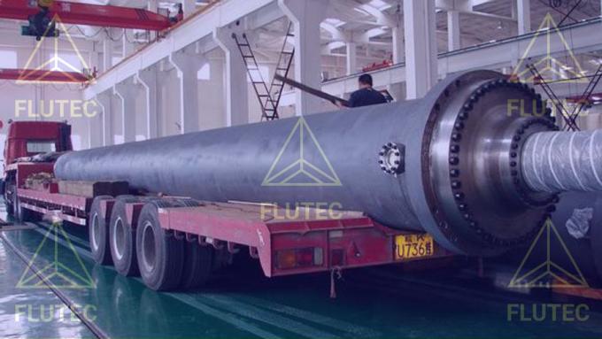 Long Stroke Telescopic Hydraulic Cylinder Custom For Offshore Drilling Platform 1