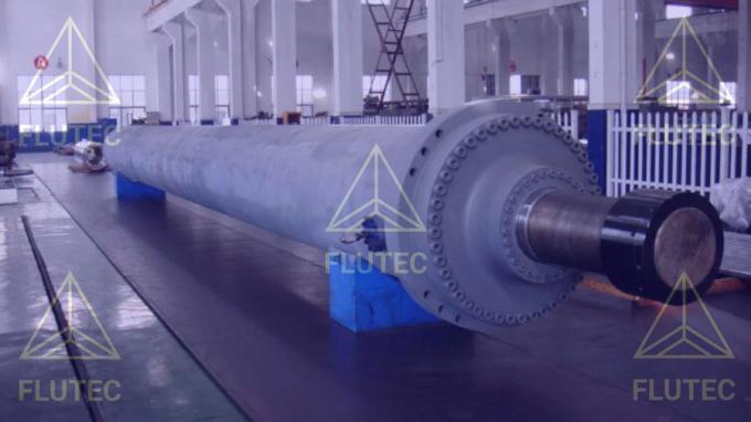 Long Stroke Telescopic Hydraulic Cylinder Custom For Offshore Drilling Platform 0