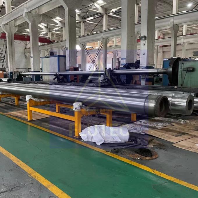 Custom Hydraulic Cylinder Piston Rod Steel Material For Hydraulic Press 1