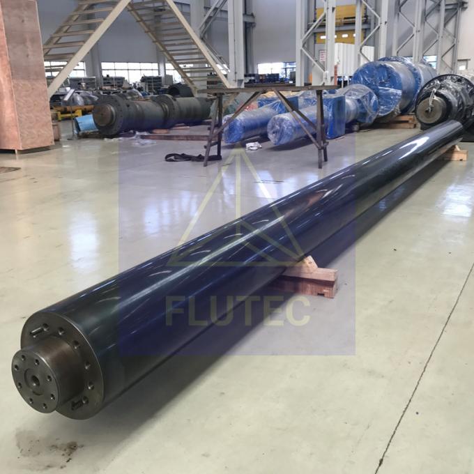 Heavy Duty Long Stroke Hydraulic Cylinder , Custom Piston Rod Cylinder 1