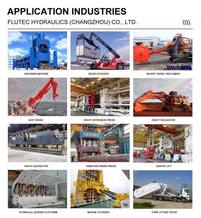 High Precision Hydraulic Parts Crusher Cylinders 380135200 ISO9001 Approved 4