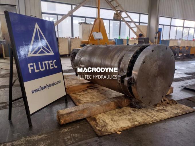 Press Hydraulic Oil Cylinder Double Acting For Steel Mill Factory 2