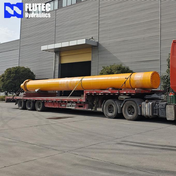 Bore760xRod380xStroke12000 Hydraulic Cylinder For Hydraulic Cold Draw Production Line 0