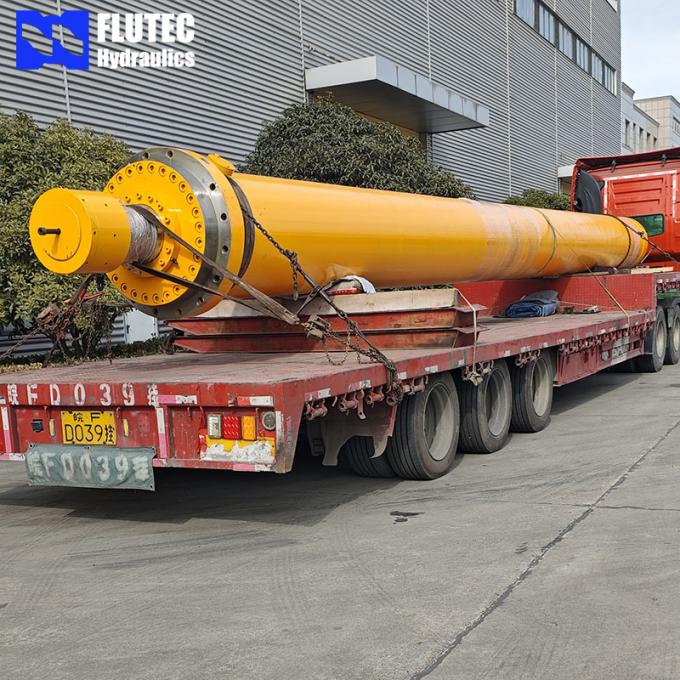 Bore760xRod380xStroke12000 Hydraulic Cylinder For Hydraulic Cold Draw Production Line 1