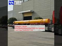 Hydraulic Cylinder Bore760xRod380xStroke12000 For Hydraulic Cold Draw Production Line 