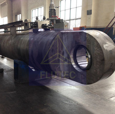 Carbon Steel Offshore Hydraulic Cylinders Long Stroke For Piling Barge