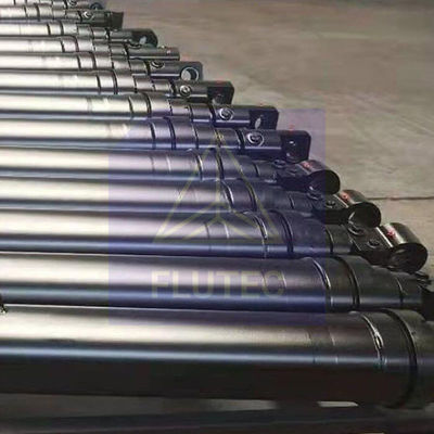 Flutec Long Stroke Telescopic Hydraulic Cylinder For Dump Truck