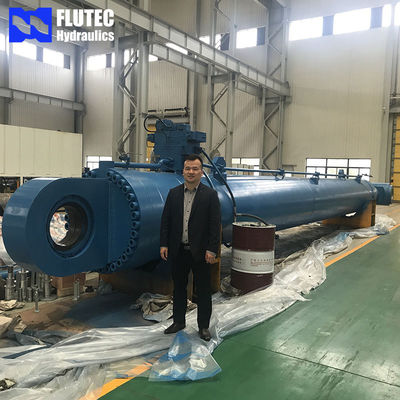 Piston Custom Luffing Marine Hydraulic Cylinder For Offshore Piling Barge