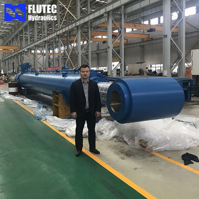 Piston Custom Luffing Marine Hydraulic Cylinder For Offshore Piling Barge